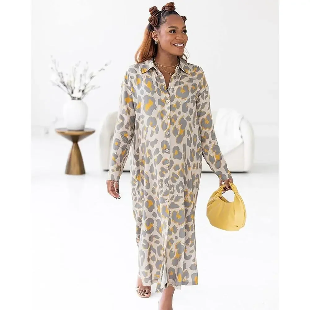 NWT The Drop Vetiver/Irish Cream Cheetah  Dress Collab with‎ Vicki Logan Sz S - Picture 5 of 8